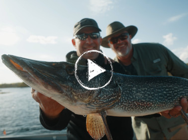Early season Northern Pike fishing video